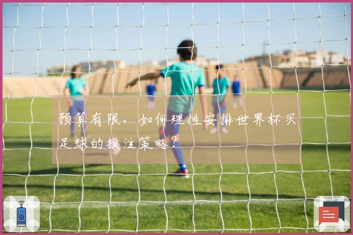 预算有限,如何理性安排世界杯买足球的投注策略?