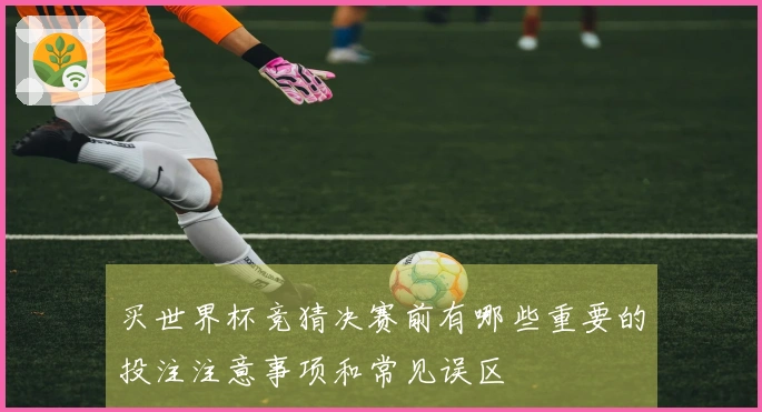 买世界杯竞猜决赛前有哪些重要的投注注意事项和常见误区