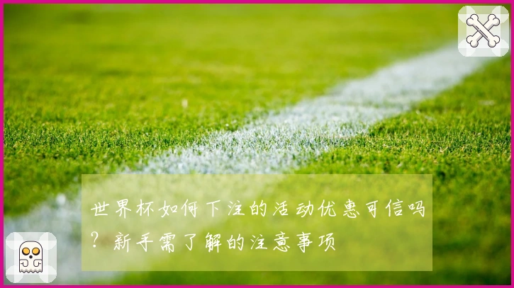 世界杯如何下注的活动优惠可信吗？新手需了解的注意事项