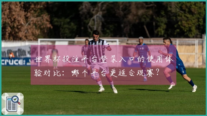 世界杯投注平台登录入口的使用体验对比：哪个平台更适合观赛？