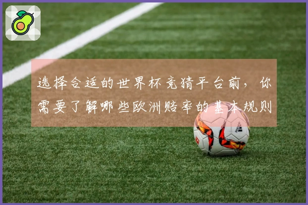 选择合适的世界杯竞猜平台前,你需要了解哪些欧洲赔率的基本规则和风险?
